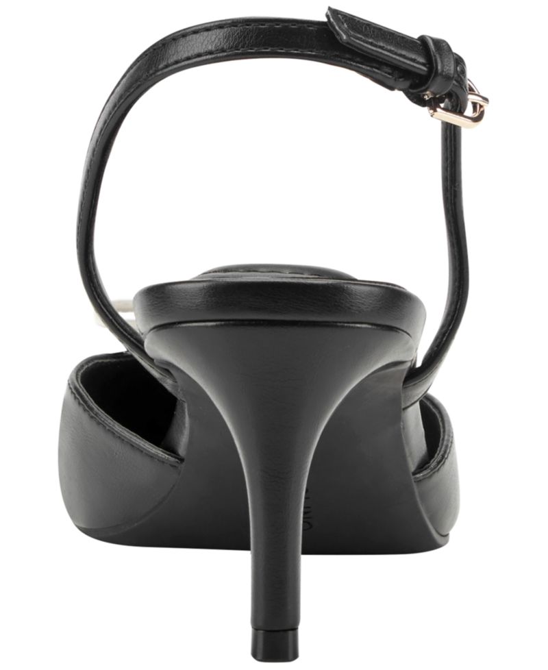 Women's Pracen Bow Slingback Kitten Heel Pumps