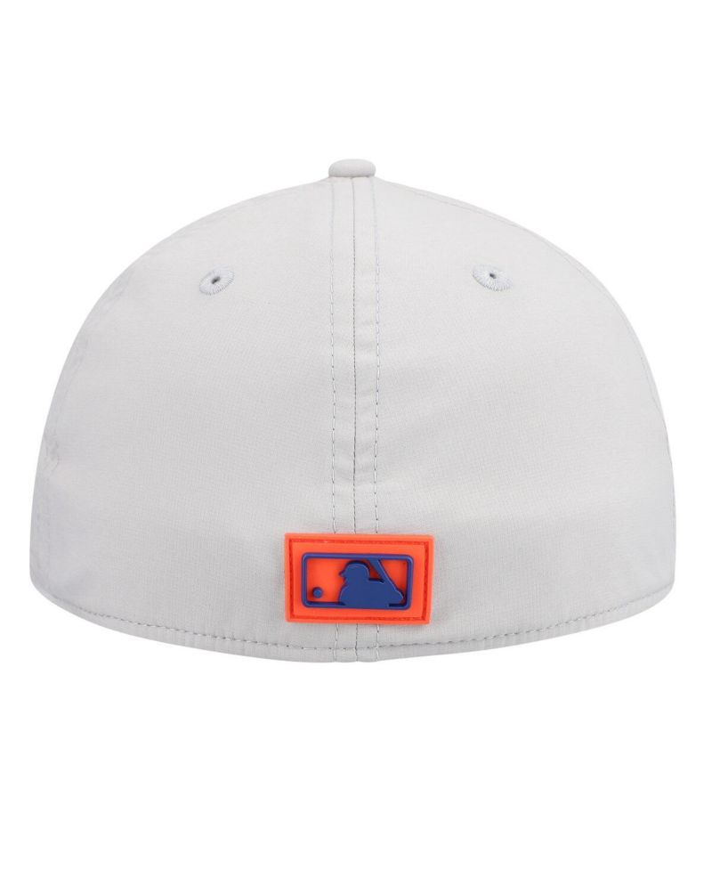 Men's Gray New York Mets 2026 Clubhouse Alternate 39THIRTY Flex Hat