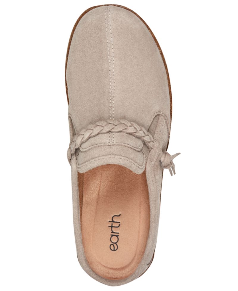 Women's Rosalin Suede Braided Slip-On Clogs