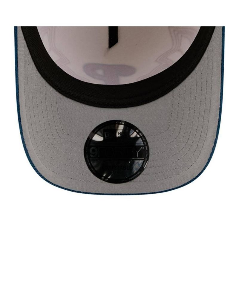 Men's Stone Philadelphia Phillies Western Stitch 9FORTY A-Frame Adjustable Hat