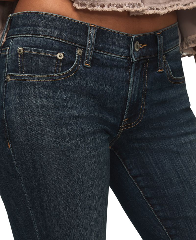 Women's Sweet Flare Mid-Rise Stretch Denim Jeans