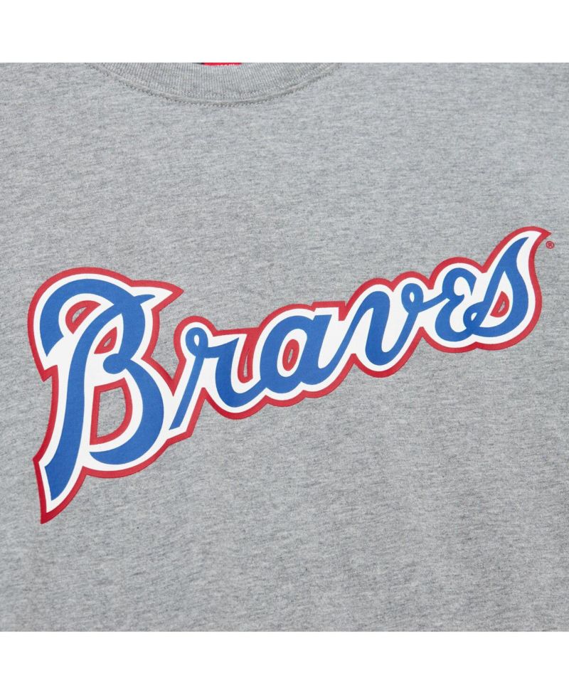 Men's Hank Aaron Heather Gray Atlanta Braves Cooperstown Collection Legends T-Shirt