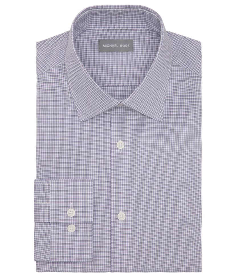 Men's Regular-Fit Cotton Stretch Dress Shirt