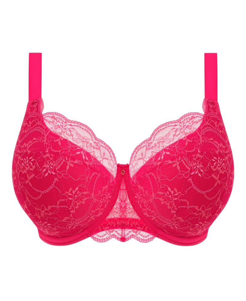 Plus Size Darcie Underwire Padded Half Cup Bra