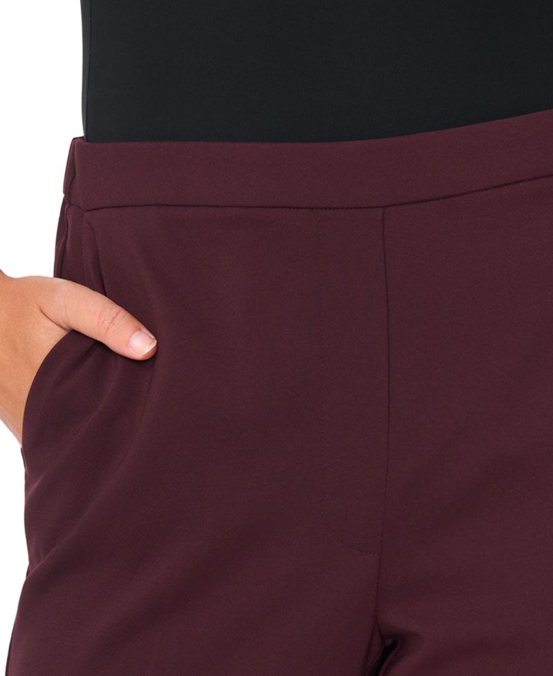 Women's High-Rise Pull-On Cropped Pants