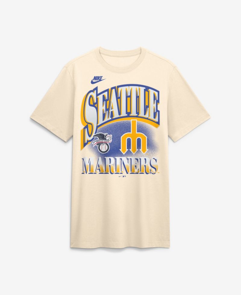 Men's Natural Seattle Mariners Vintage Tri-Blend T-Shirt
