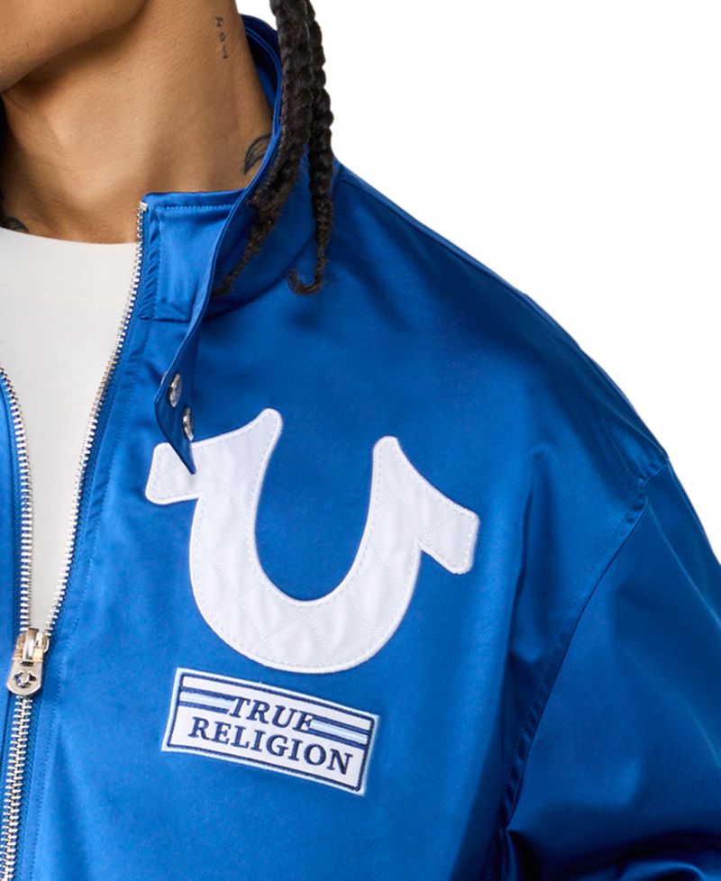 Men's Satin Bomber Jacket