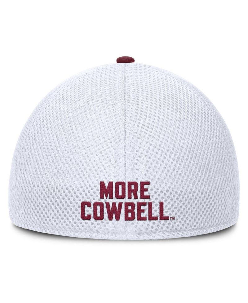 Men's Heather Gray/White Mississippi State Bulldogs Trigger Flex Hat