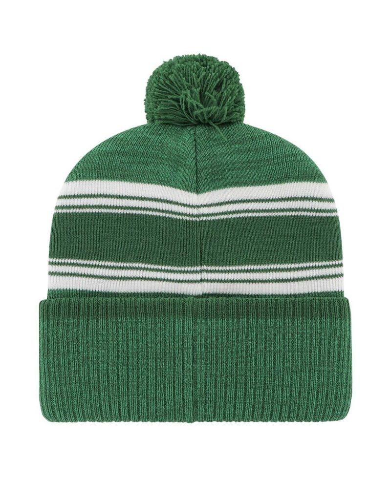 Men's Green New York Jets Fadeout Cuffed Knit Hat with Pom