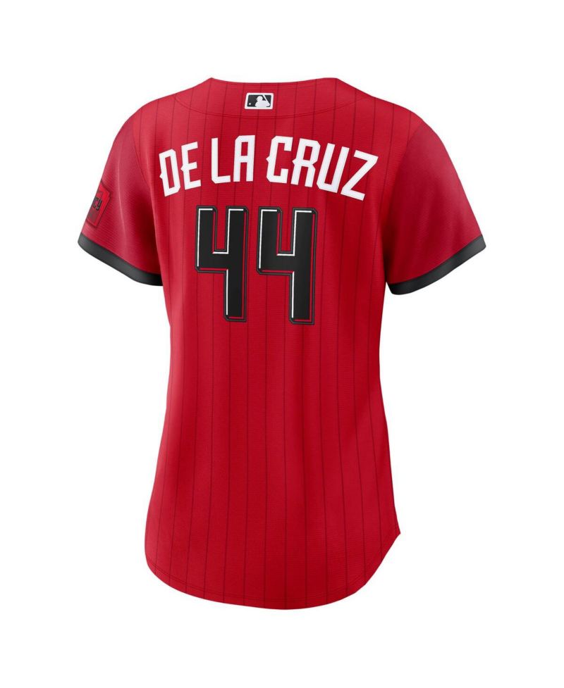 Women's Elly De La Cruz Red Cincinnati Reds 2026 City Connect Stadium Jersey