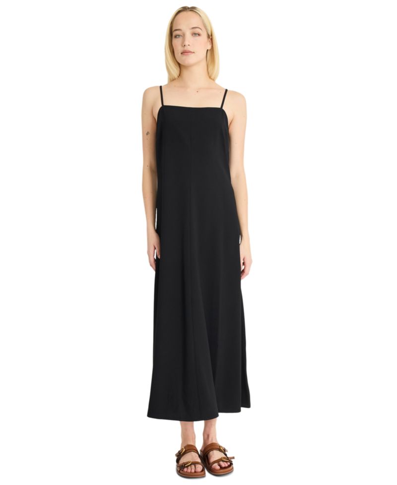 Women's Sleeveless Square Neck Long Dress