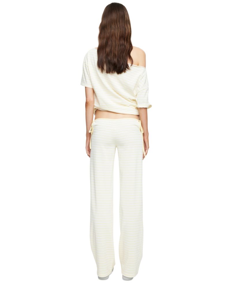 Women's Bloom Low-Rise Waist Tie Pants