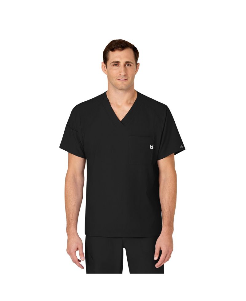 Men's W123 V-Neck Scrub Top