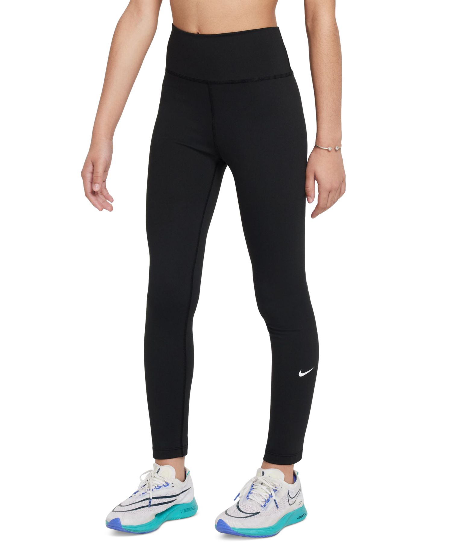 Леггинсы с завышенной талией для девочек 7-20 One Dri-FIT