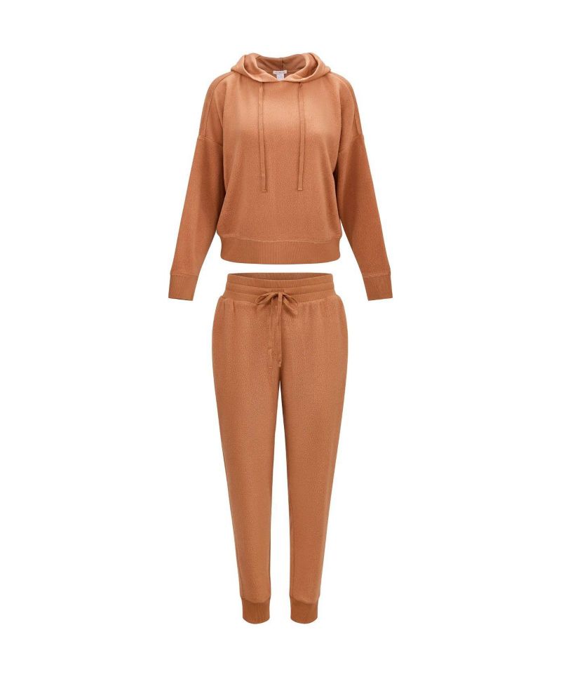 Women's Davinia Fleece Matching Hoodie and Jogger Set, 2-Piece Set