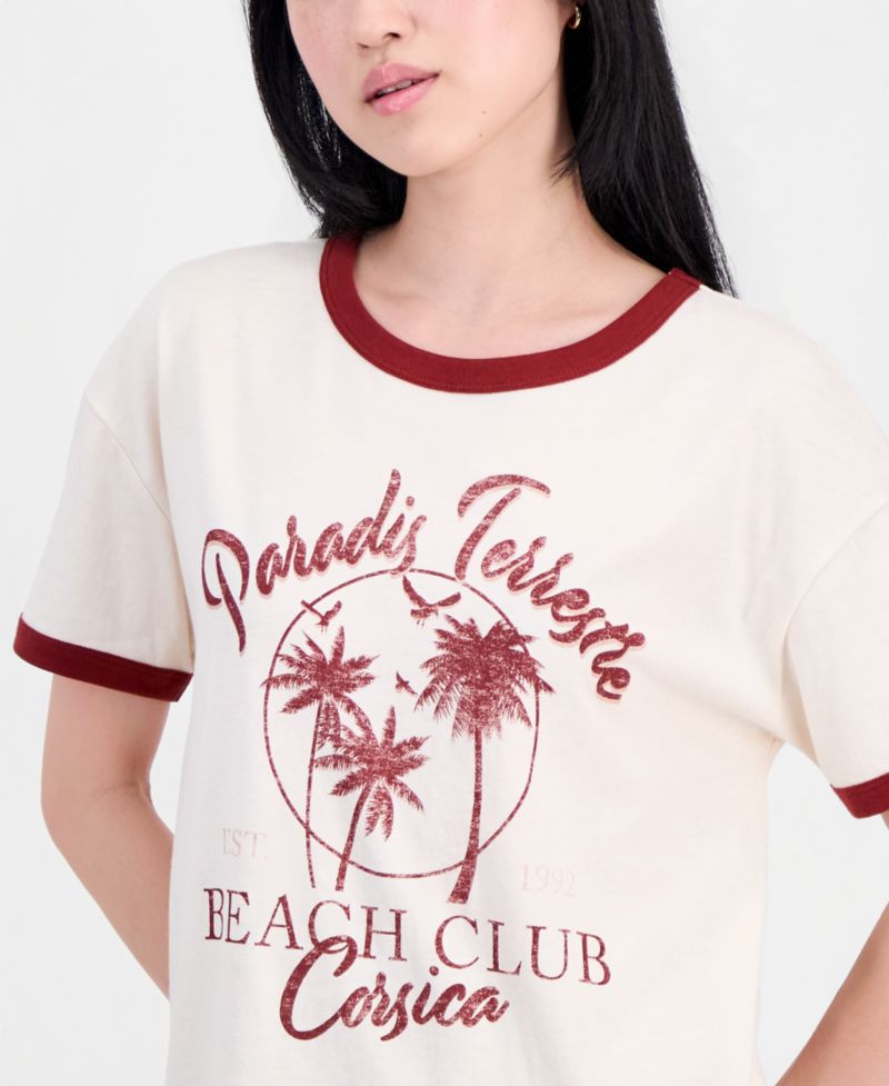 Women's Paradis Terrestre Ringer Tee