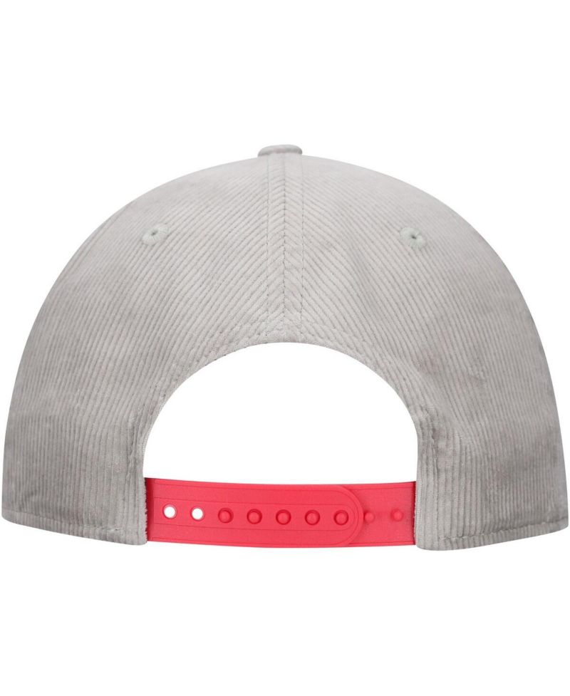 Men's Gray St. Louis City SC Corduroy Golfer Adjustable Hat