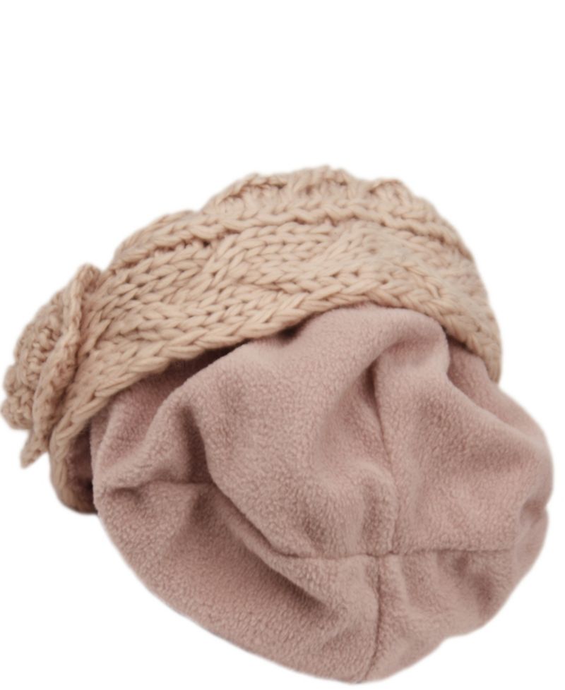 Wool Blend Earflap Cap with Sherpa Lining