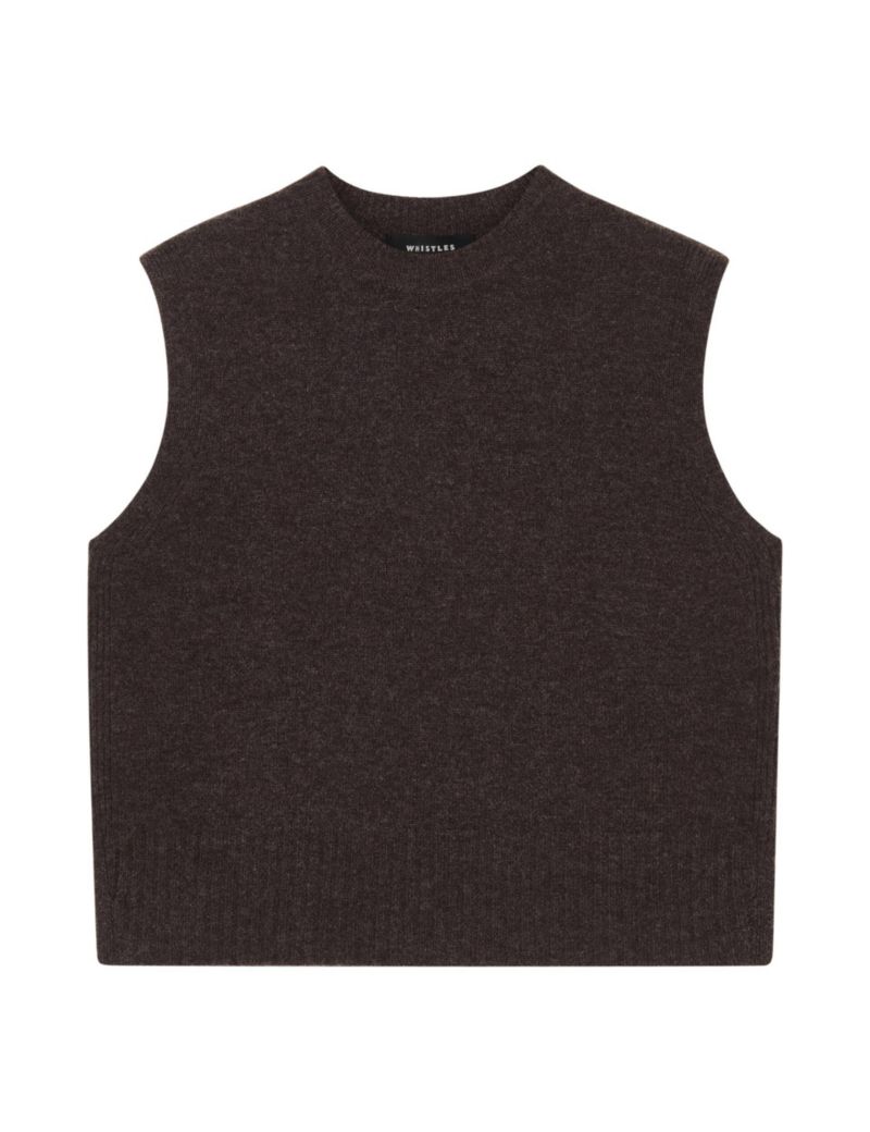 Women's Wool Sleeveless Vest