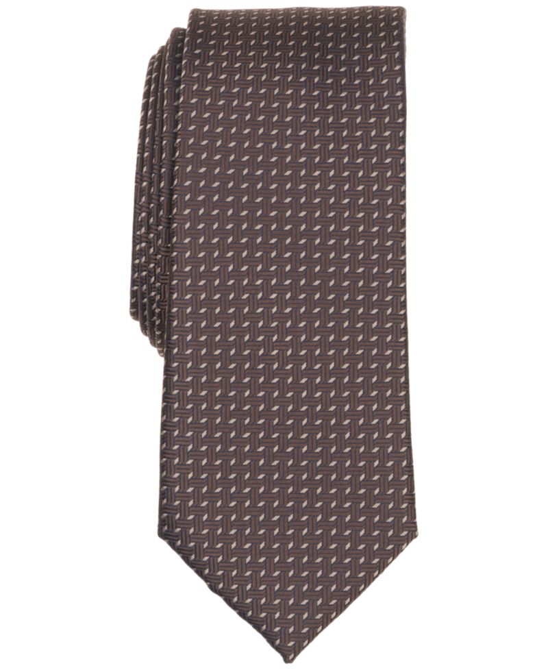 Men's Alaric Micro-Print Slim Tie
