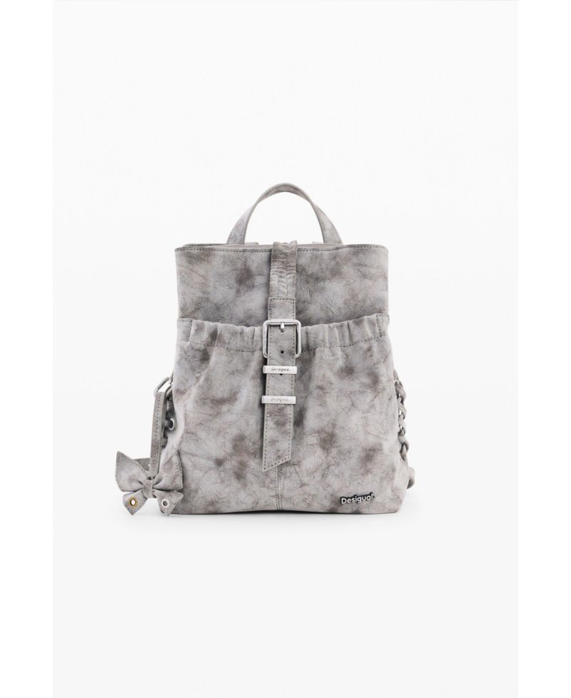 Women's Small leather effect backpack