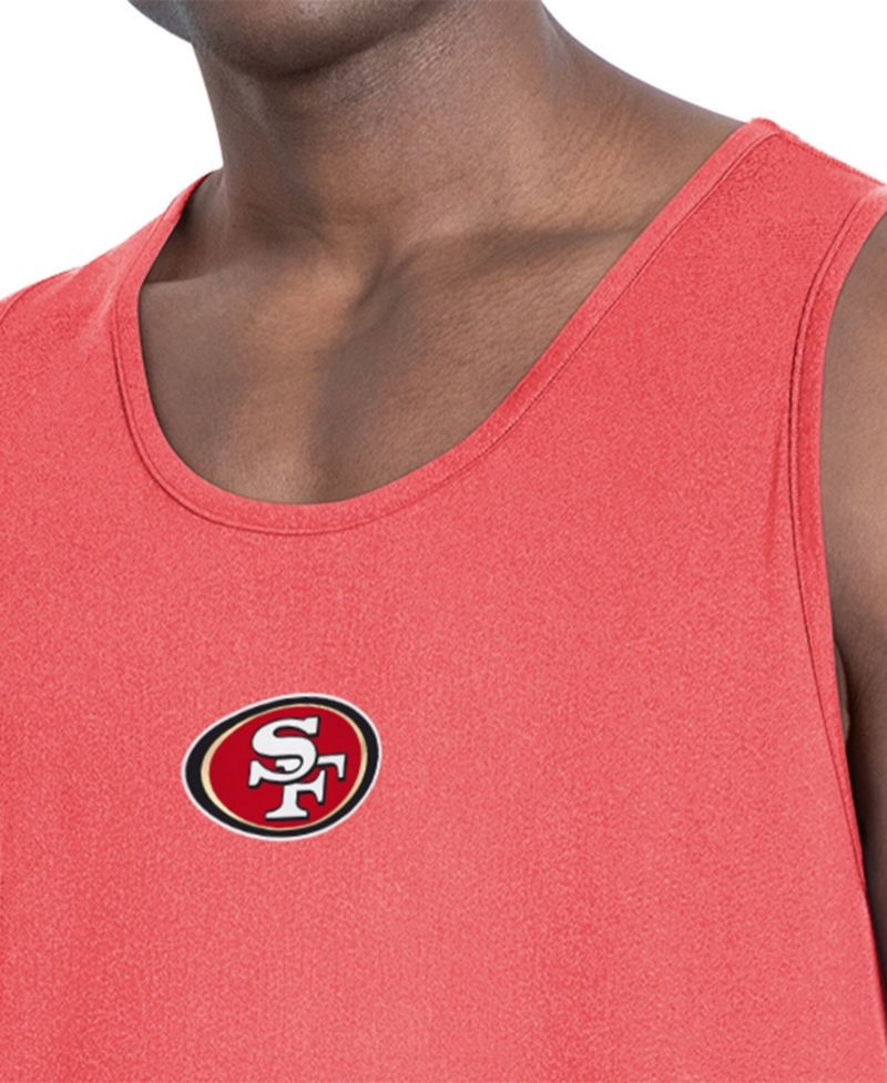 Men's Red San Francisco 49ers Energy Scoop Neck Tank Top