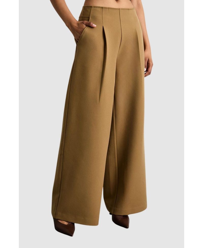 Women's Premium Wide Leg Tailored Trousers