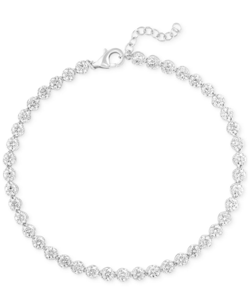 EFFY® Lab Grown Diamond Tennis Bracelet (3 ct. t.w.) in 14k White Gold