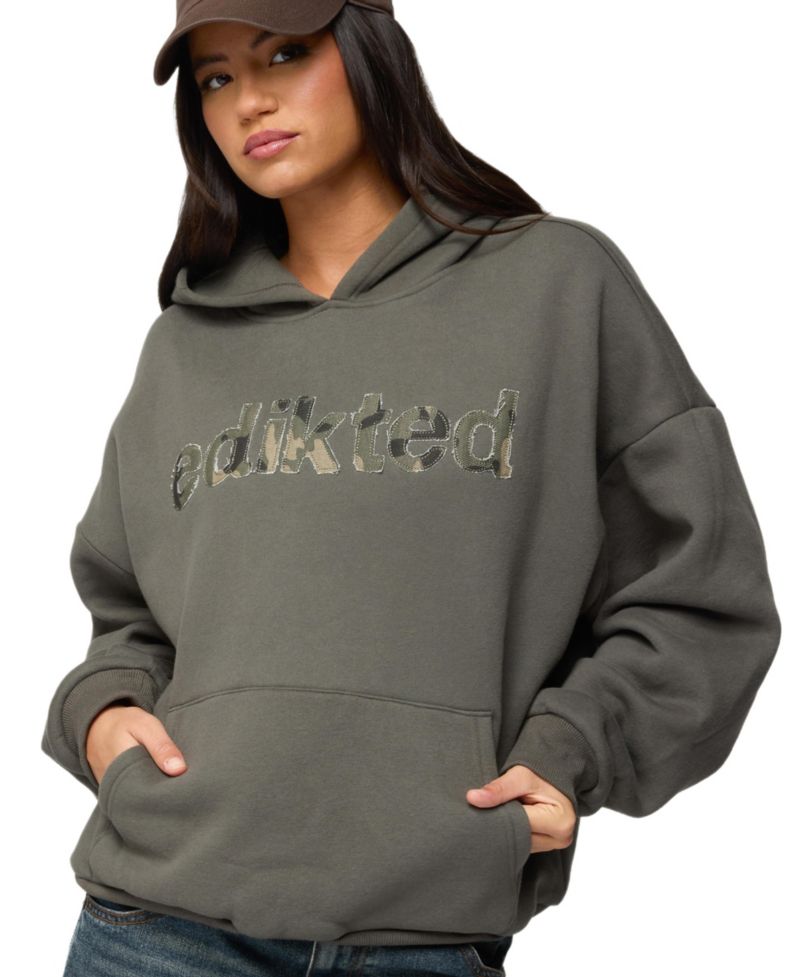 Женская камуфляжная толстовка Cutie Oversize с капюшоном