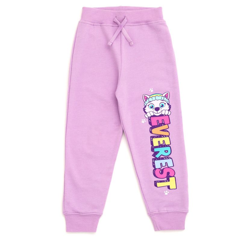 Toddler Girls Fleece 3 Pack Pants to (2T - 7-8