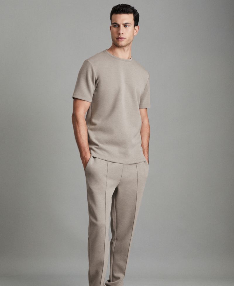 Men's Bradley Interlock-Jersey Crew-Neck T-Shirt