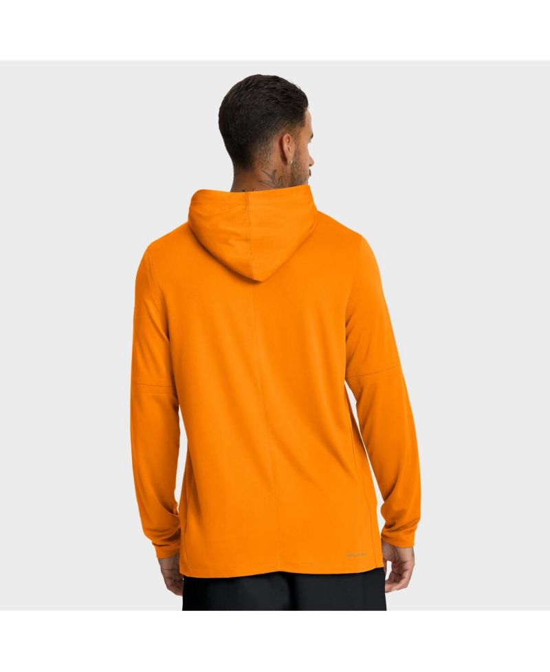 Men's Tennessee Orange Tennessee Volunteers Dugout Dri-FIT Long Sleeve Hooded T-Shirt