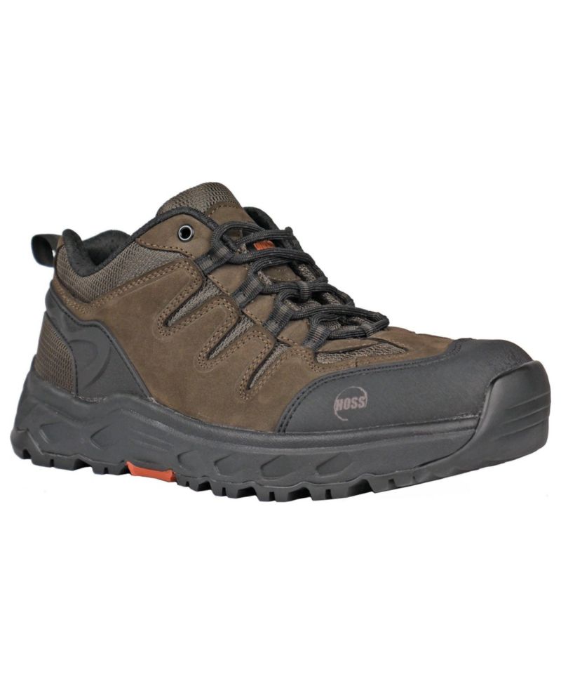 Men's HOSS Eric Low Soft Toe Wedge Work Shoes