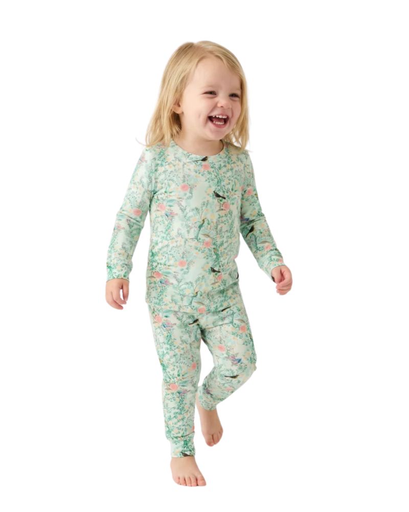 Baby Girls Sage Blossom Pajama Set