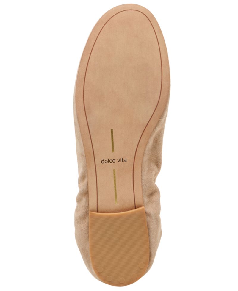Women's Cornel Embellished Ruched Scrunched Flats
