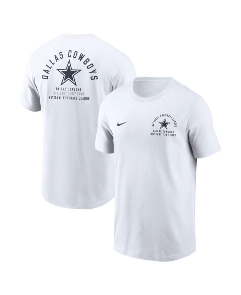 Men's Dallas Cowboys Split Logo Screen Print T-Shirt