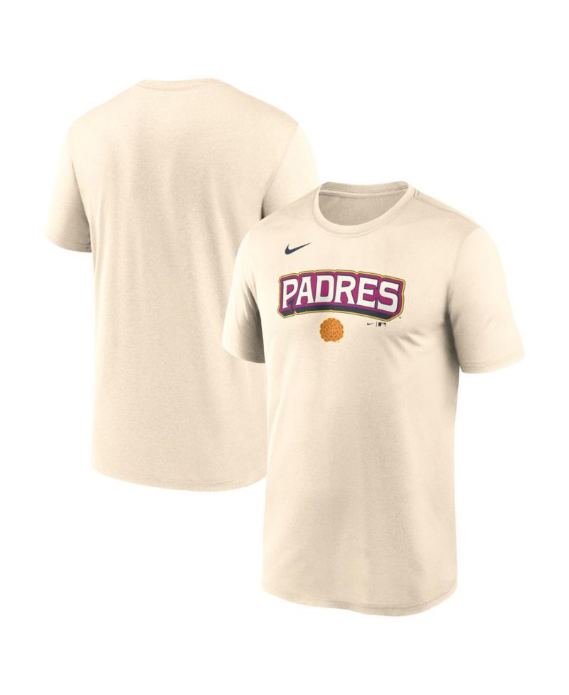 Men's Cream San Diego Padres 2026 City Connect Team Phrase Script Dri-FIT T-Shirt