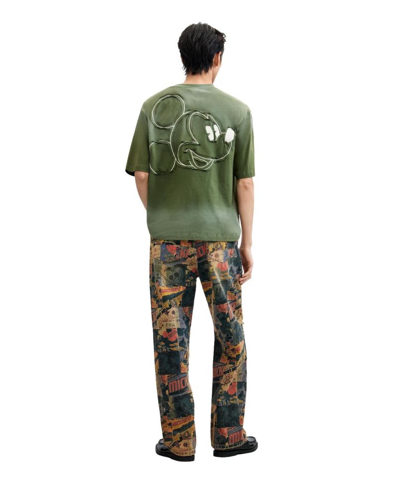 Men's Mickey printed jeans