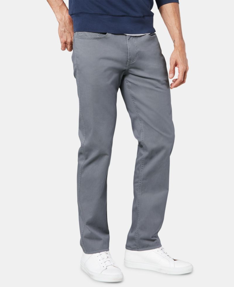 Men's Jean Cut Straight-Fit All Seasons Tech Khaki Pants