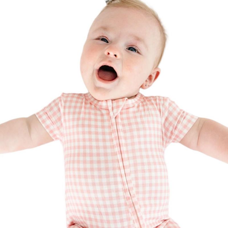 Baby Girls Sugar Gingham Bamboo Sleeper