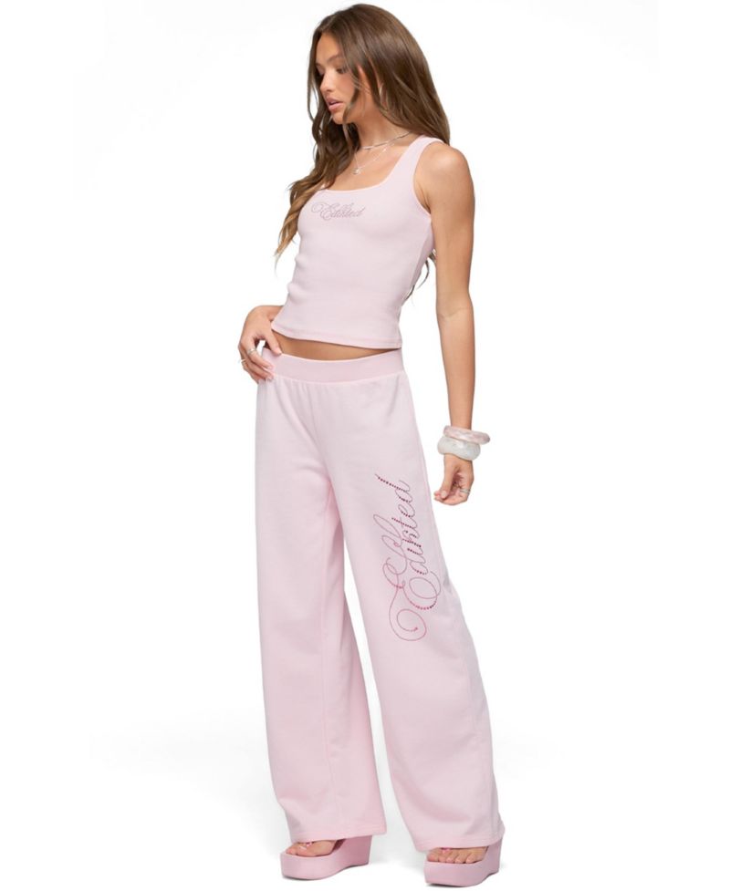 Women's Studio Rhinestone Sweatpants