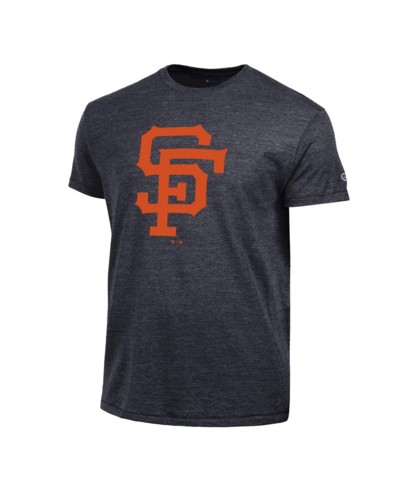 Men's Black San Francisco Giants Cooperstown Logo Tri-Blend T-Shirt