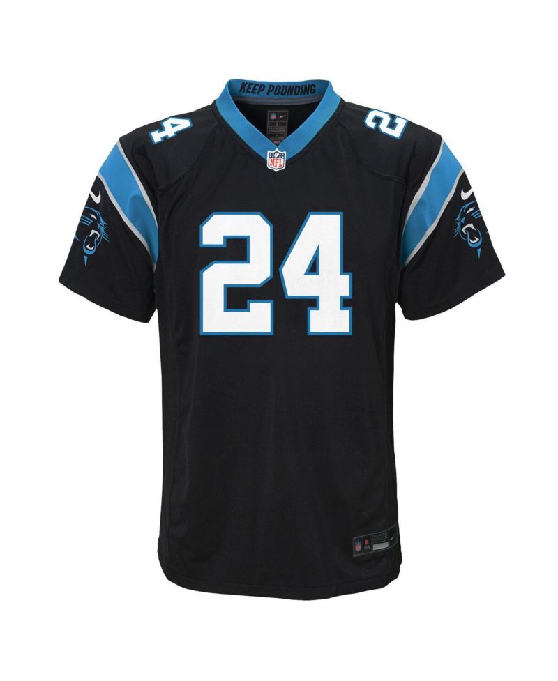Big Boys and Girls Jonathon Brooks Black Carolina Panthers Team Game Jersey