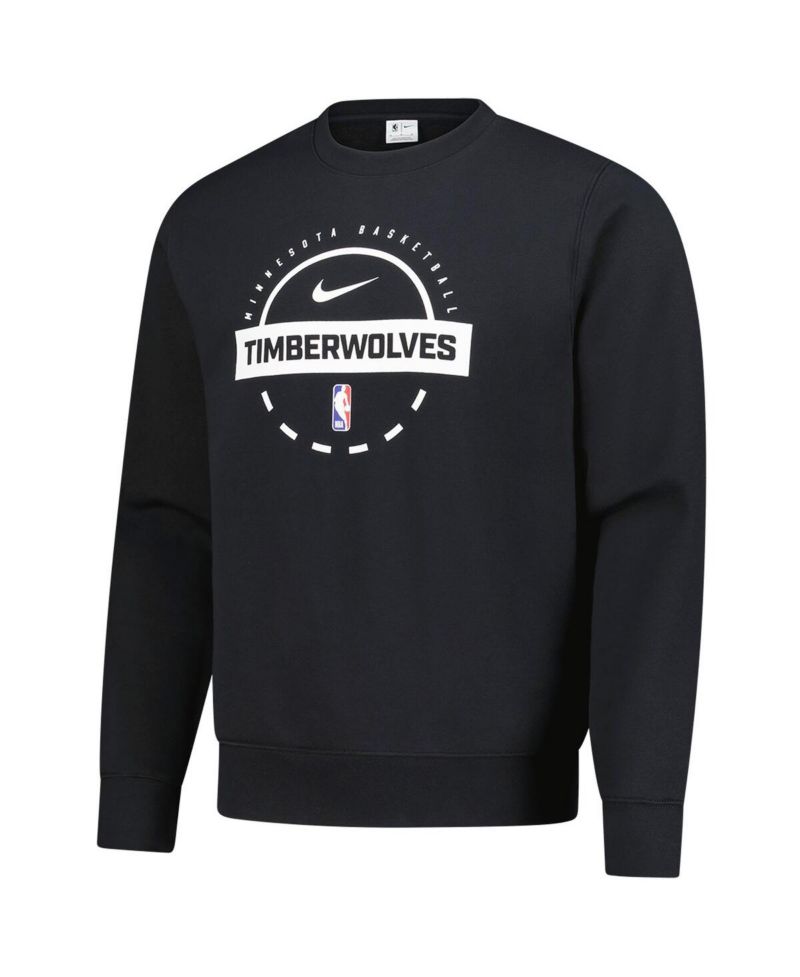 Men's Black Minnesota Timberwolves 2025/26 Authentic Practice Club Sweatshirt