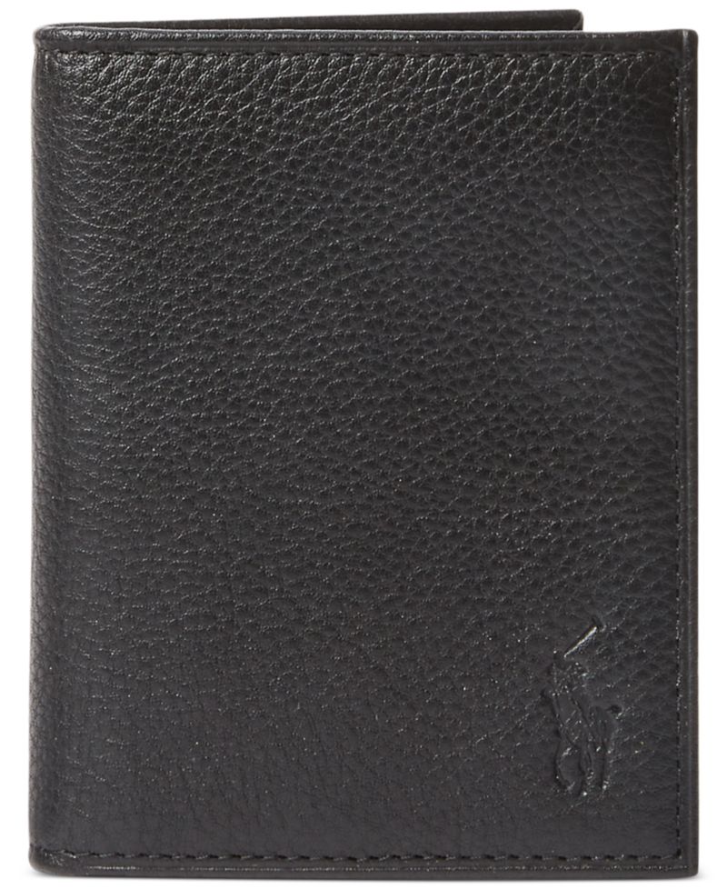 Men's Pebbled Leather Billfold