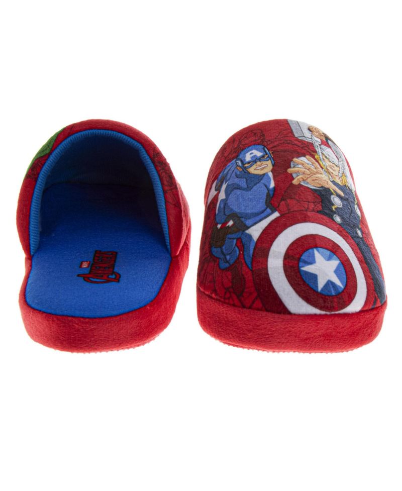 Avengers Kids' Slippers Cozy, Plush, and Fun House Footwear