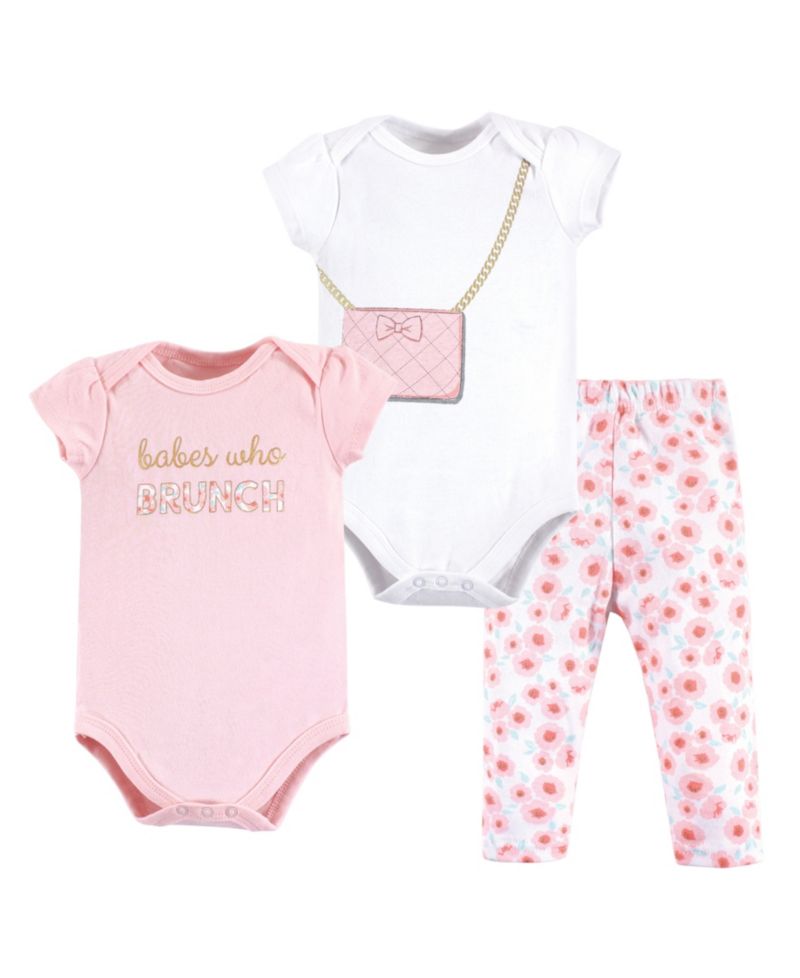 Treasure Soft Cotton Two-Piece Outfit Bodysuit & Pants