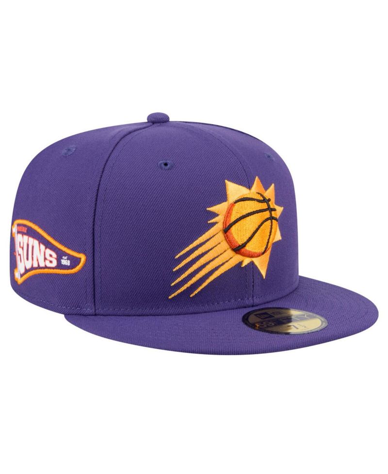 Men's Purple Phoenix Suns Throwback Pennant 59FIFTY Fitted Hat