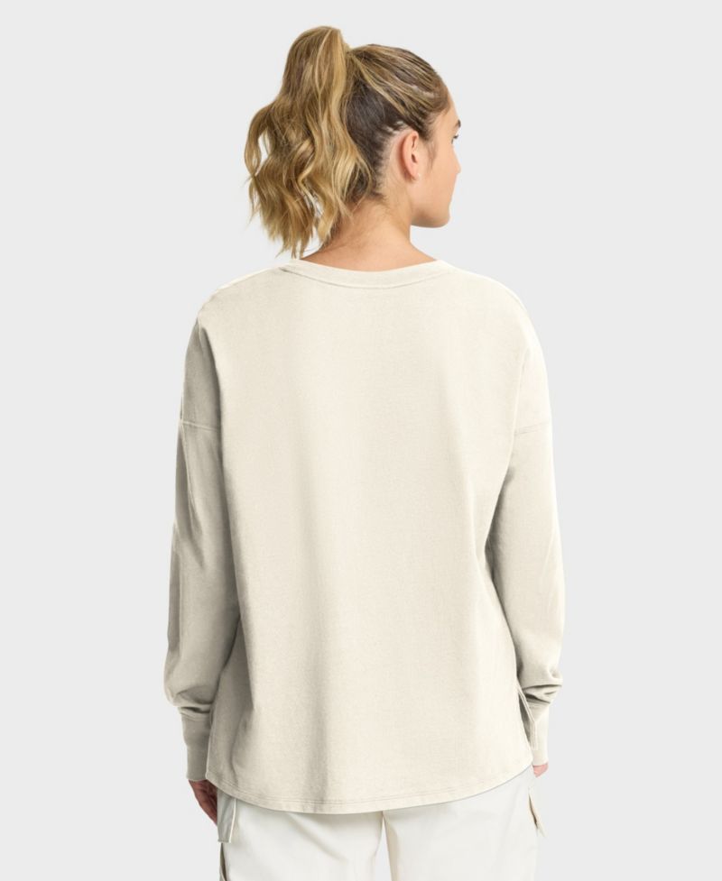 Women's Atlanta Falcons Dove Legacy Long-Sleeve Relaxed-Fit T-Shirt