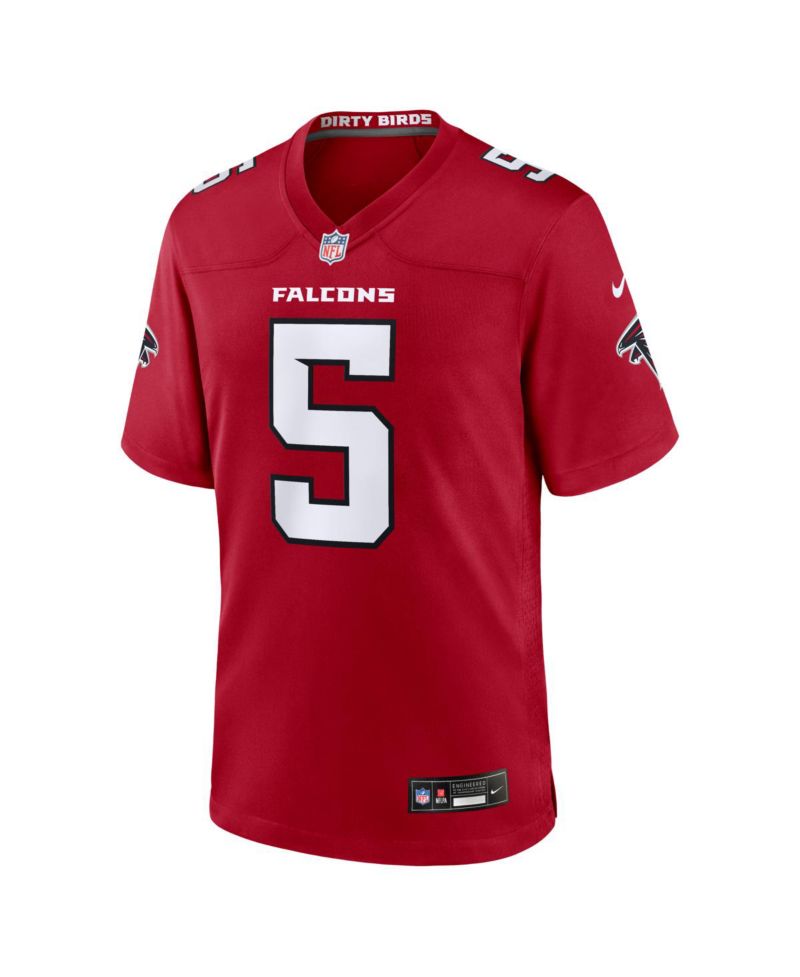 Men's Drake London Red Atlanta Falcons Game Jersey